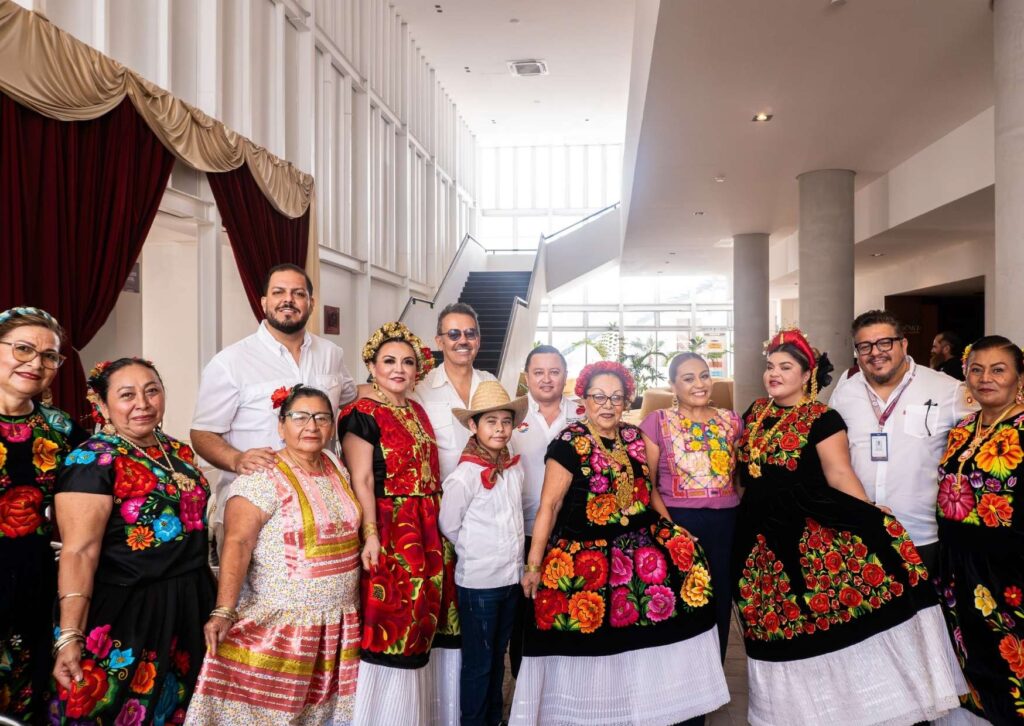 Calenda cultural en el centro de Cancún.