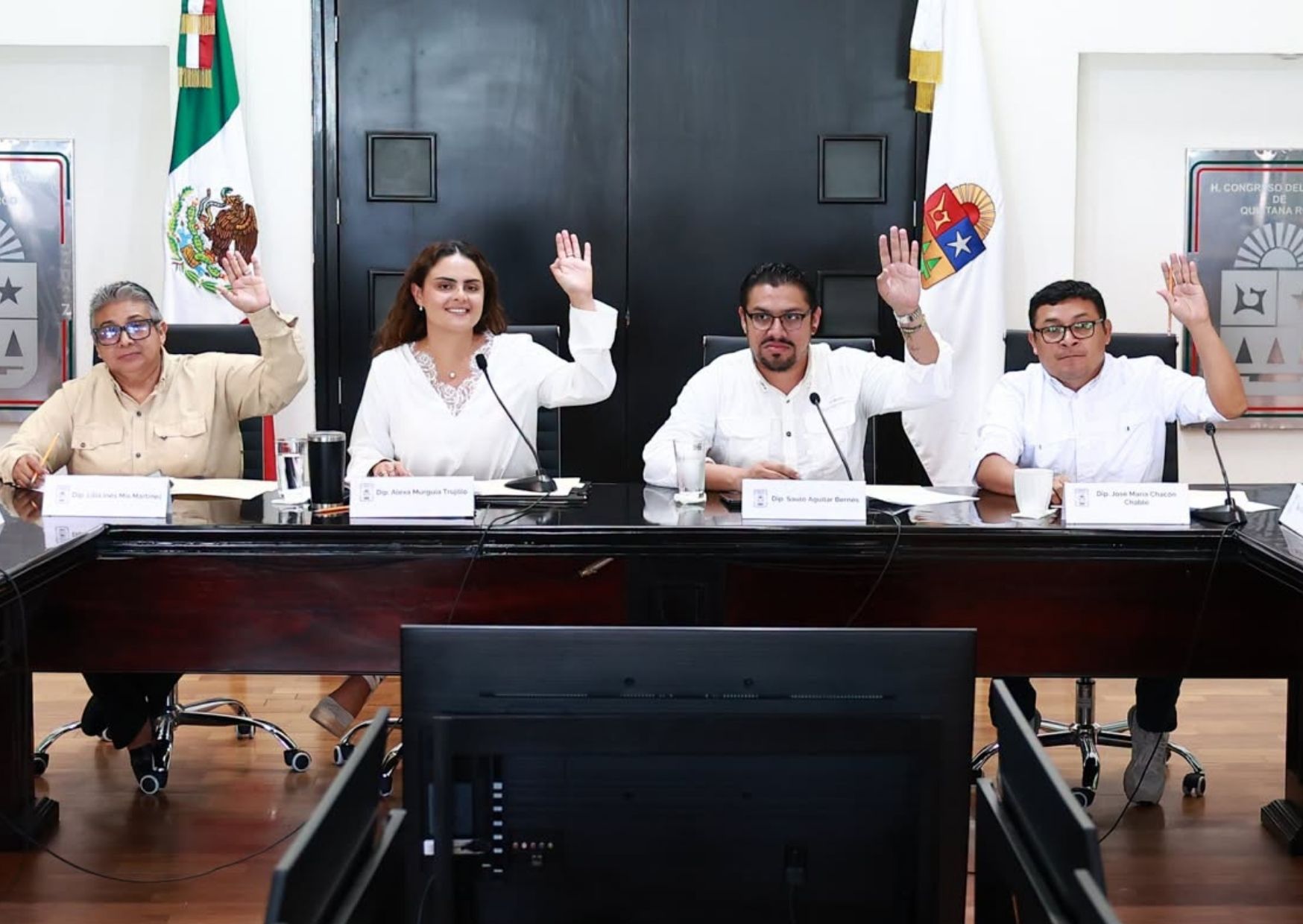Diputados del Congreso de Quintana Roo participan en agenda pública fuera del Pleno