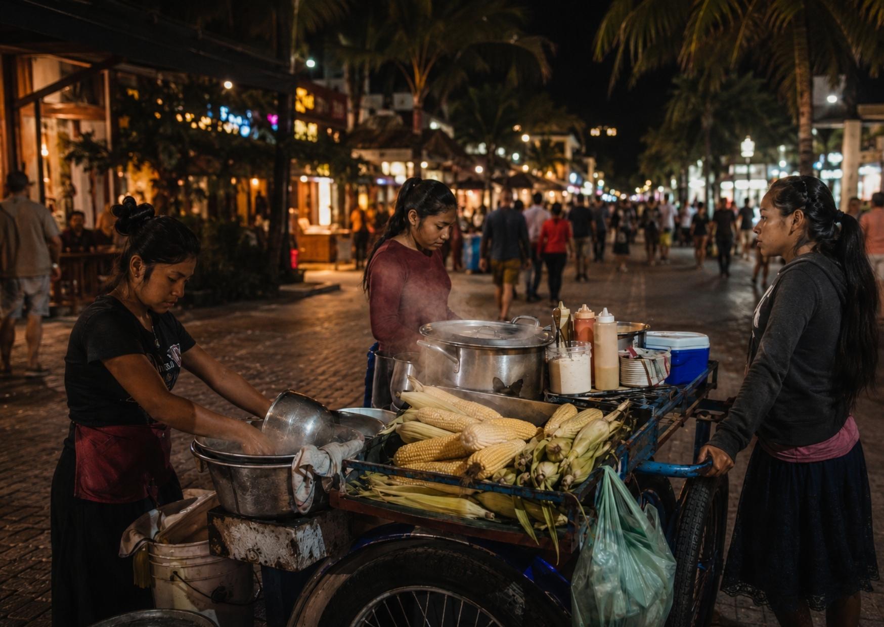 Las adolescentes habrían trabajado desde la preparación de los alimentos hasta su venta nocturna.