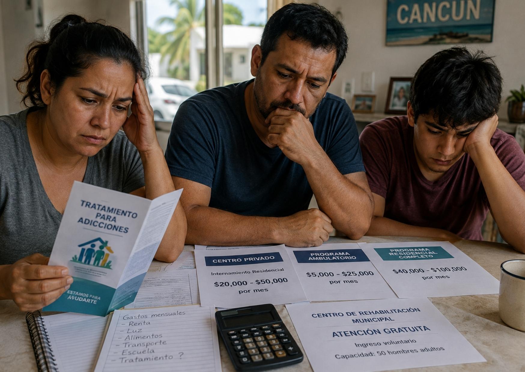 Cancún cuenta con alternativas públicas y privadas para la atención de personas con adicciones.