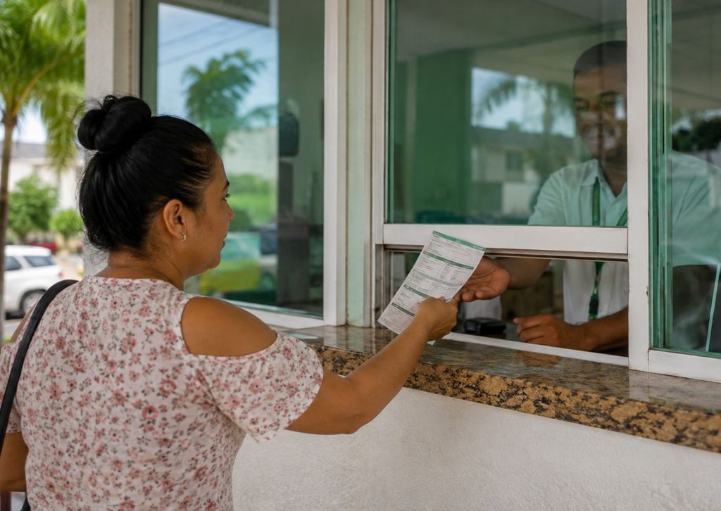 La lectura del medidor puede contrastarse con la cifra impresa en el recibo.