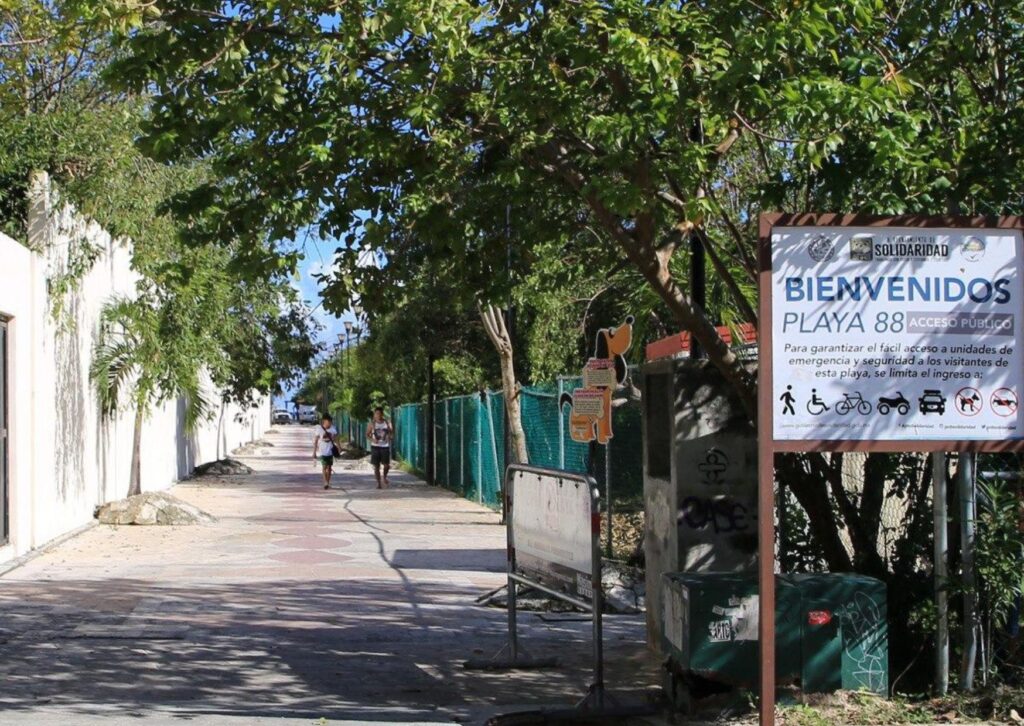 La entrada al mar no puede condicionarse al consumo dentro de un establecimiento.