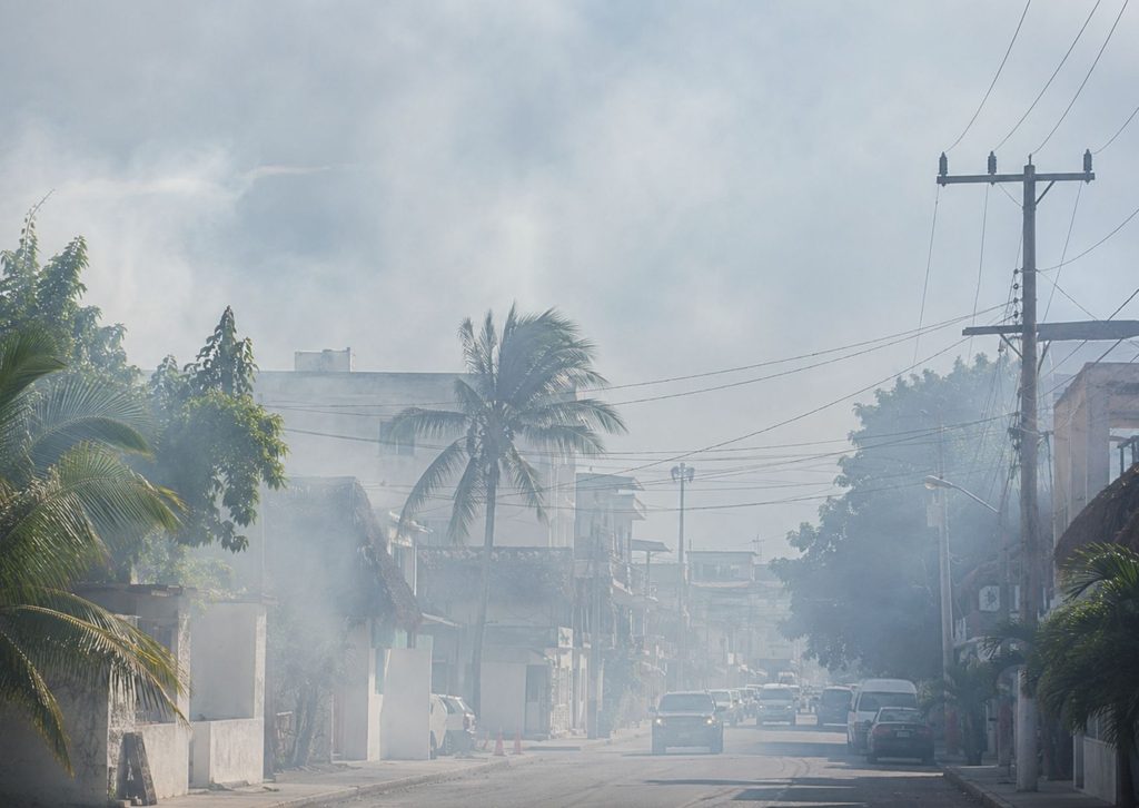 La concentración de partículas necesita medirse dentro de Puerto Morelos.