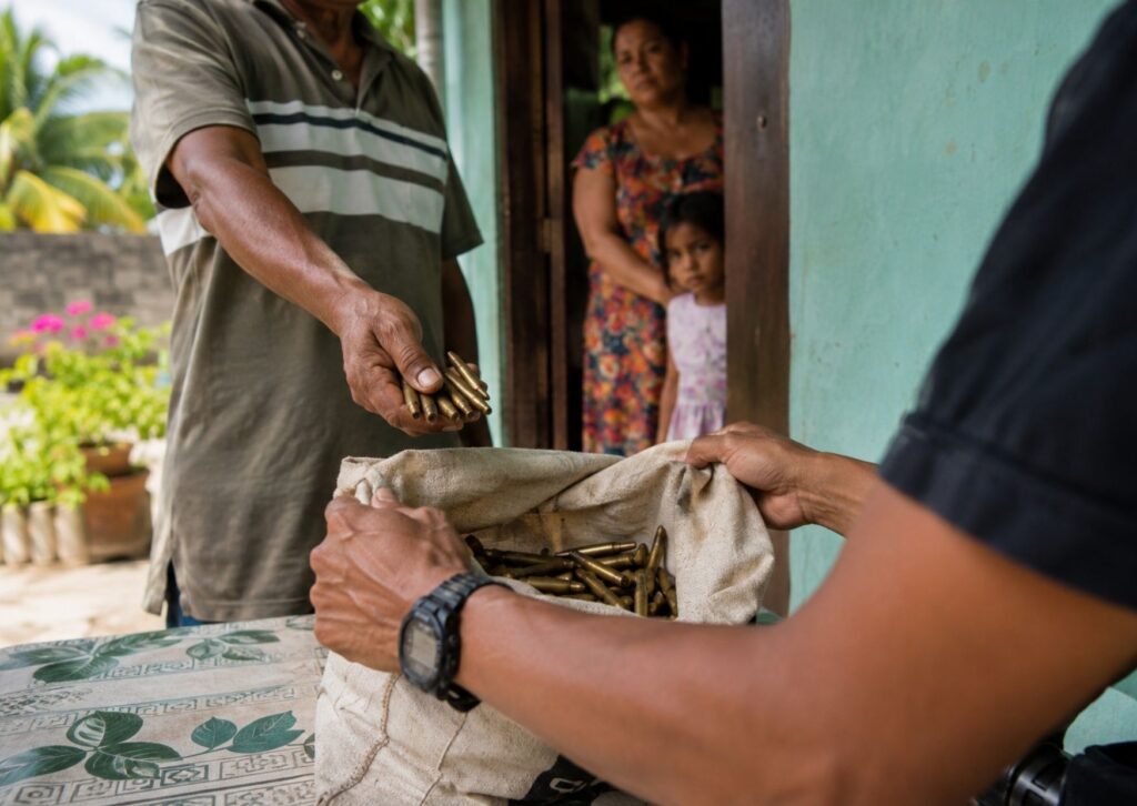 Armas, cargadores y municiones dejaron viviendas de Chetumal y comunidades del sur del estado.