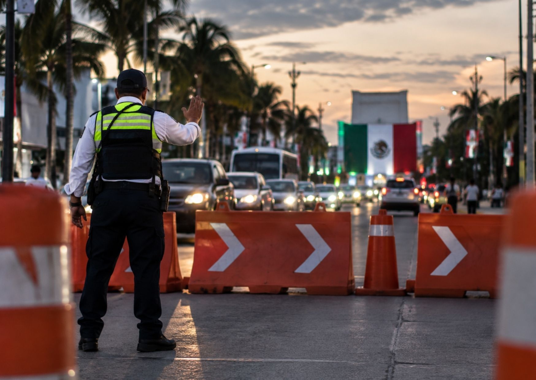 El operativo vial se concentrará entre las avenidas Uxmal y Cobá.