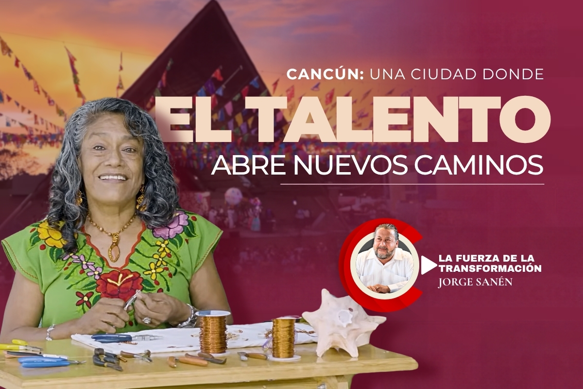 Jóvenes profesionales y talento local trabajando en Cancún, representando el crecimiento impulsado por su gente.