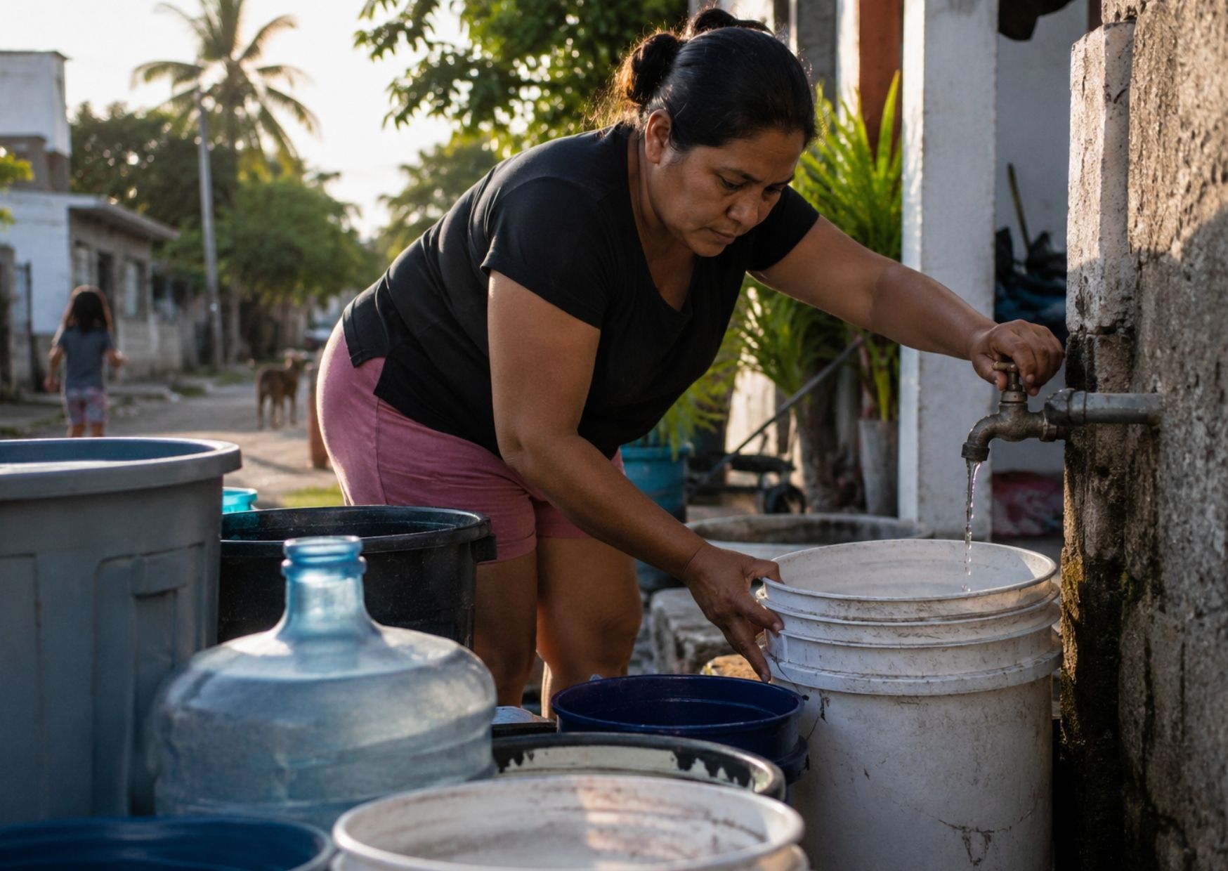 Familias de San Lorenzo cumplieron ocho días sin suministro de agua potable.