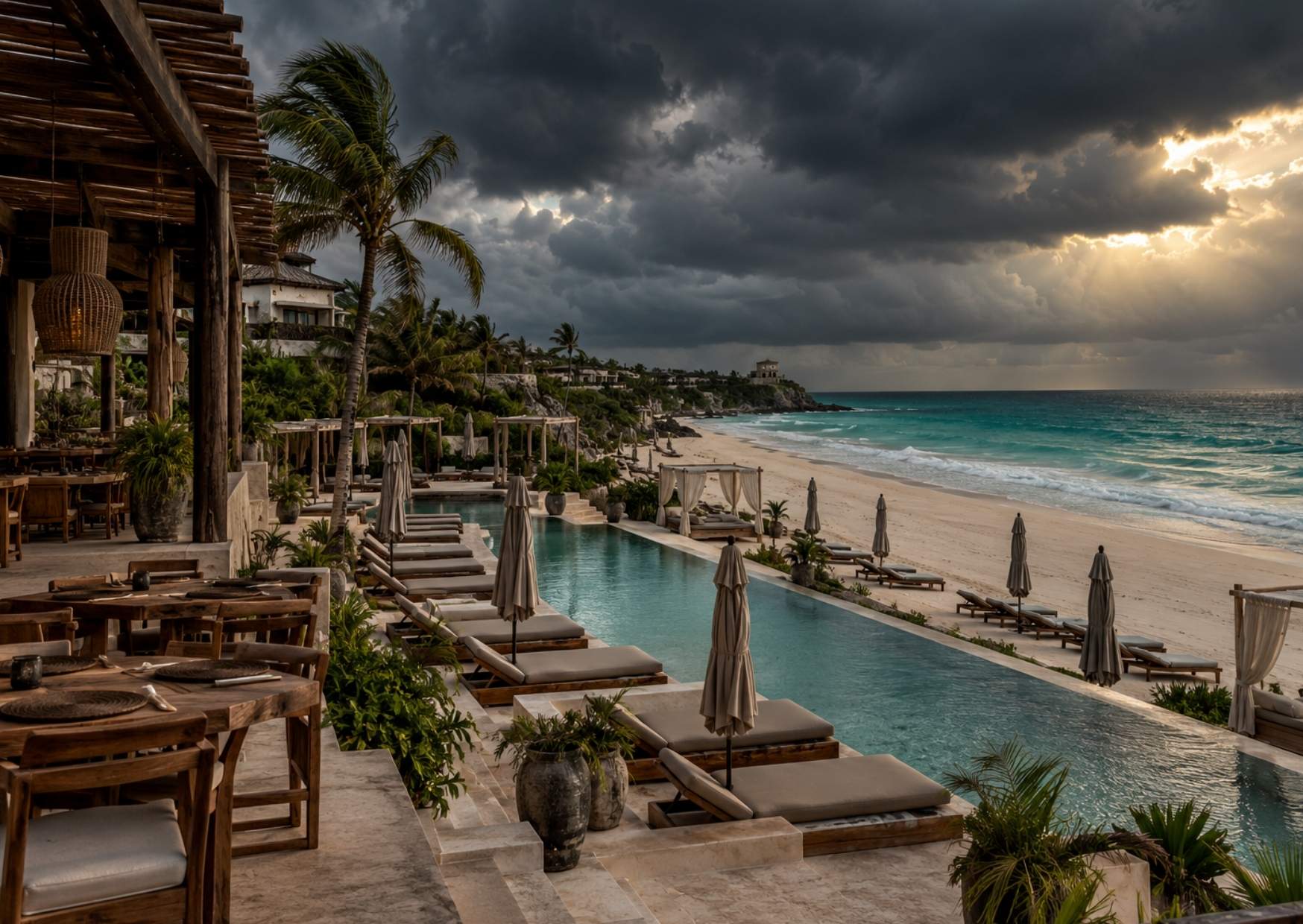 Algunas habitaciones de Tulum bajaron de alrededor de 5 mil a entre 800 y mil pesos durante septiembre.