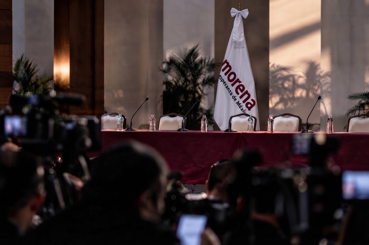 Aspirantes de Morena durante el proceso político rumbo a 2027 en Quintana Roo.