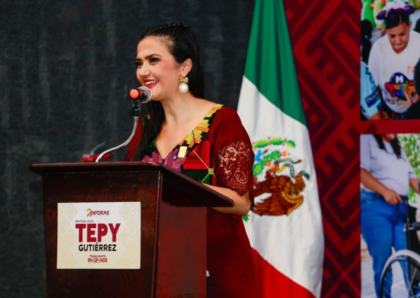 Tepy Gutiérrez destaca Ley Artesanal y 44 iniciativas en su segundo informe